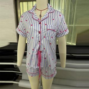 <span class=keywords><strong>Set</strong></span> pigiama con stampa personalizzata abbigliamento da notte carino da donna <span class=keywords><strong>Set</strong></span> abbigliamento da casa elegante da donna - Product Image 3