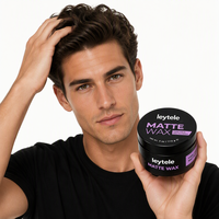 Produits de soin des cheveux pour hommes en gros OEM, cire mate, parfum durable, cire coiffante, crème coiffante, tenue ferme, fini mat