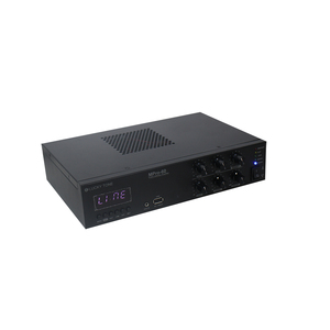 Mezclador <span class=keywords><strong>Amplificador</strong></span> con Reproductor FM de Prioridad para Tarjeta SD, Salida de Altavoz de 100V 70V 4Ohm, Mezclador <span class=keywords><strong>Amplificador</strong></span> de Sonido Comercial Compacto - Product Image 4