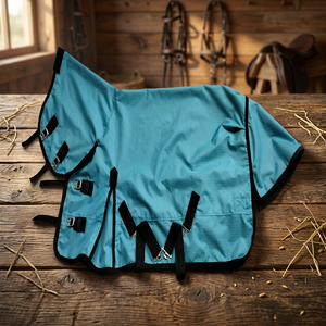 Couverture de protection pour chevaux de qualité supérieure, fermeture réglable en acier inoxydable, accessoires d'équitation et de course, utilisation en extérieur - Product Image 1