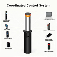 Poteau de sécurité portable Hengbo, bollard amovible robuste avec serrure et chaîne pour allée, entrepôt, contrôle d'accès