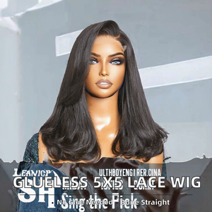 วิกผมตรงแบบลอน5x5แบบคู่สำหรับผู้หญิงผิวดำ - Product Image 2