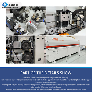 Máquina automática de bandas de borde de 45 grados de cuatro lados <span class=keywords><strong>para</strong></span> un procesamiento eficiente de la madera - Product Image 4