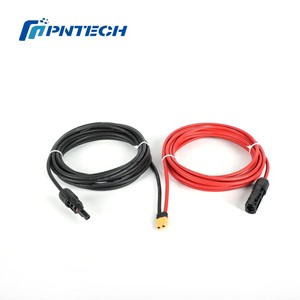 Câble solaire basse tension 12AWG <span class=keywords><strong>4mm2</strong></span> XT60 câble adaptateur d'extension d'alimentation avec connecteurs étanches PV005 pour centrale électrique - Product Image 4
