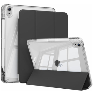 Étui pour iPad A16 11e génération 11 pouces 2025 et iPad 10e génération 10,9 pouces <span class=keywords><strong>2022</strong></span>, coque rigide en acrylique avec support pour stylet, dos transparent - Product Image 1