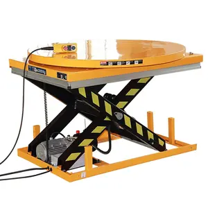 Customized Electric Hydraulic Rotary Rotary Lift Platform With Rotating Table