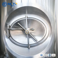 Fermenteur conique 200L en acier inoxydable 304 de haute qualité avec moteur à roulement de pompe PLC et refroidisseur pour la bière à la maison