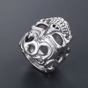 Anillo Retro de Calavera para Hombre, Diseño de Esqueleto Exagerado SA877, Joyería de Regalo - Product Image 3