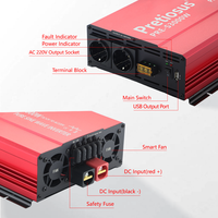 Pretiosus invertör gümrük yapılan 3000W 12v 24v 36v 48v 60v 72v Dc 110v 120v 220v 50hz 60hz Ac saf sinüs dalga invertör