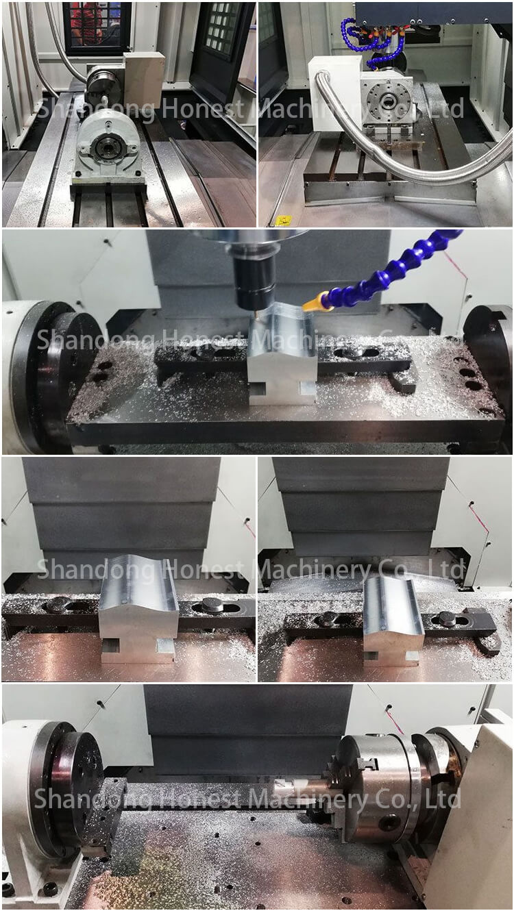 Custom 4 Axis VMC650 CNC Vertical Machine Center 1000x400