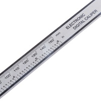 150mm Plastic Digital LCD Electronic Vernier Caliper Micrometer Metric/Inch System Interchangeable Tool