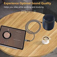 Câble audio stéréo ZOGUO USB C vers 6,35 mm TRS plaqué or avec gaine en nylon