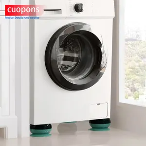 Çamaşır makinesi anti-titreşim paspaslar kurutma evrensel sabit kaymaz ped çamaşır makinesi kauçuk Anti titreşim ayak pedleri Mat
