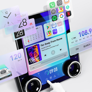 Phổ 9.7 "đài phát thanh Xe Kim Cương đa phương tiện xe DVD Player 2K thông tin giải trí 360 máy ảnh dọc màn hình cảm ứng Android Car Stereo - Product Image 3