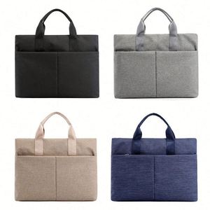 Custom Logo Size Fashionable Lightweight Portable Waterproof Oxford Cloth Carrying <b>Handbag</b> Sleeve Business Bag - Product Image 2