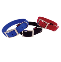 Collar de Nailon para Perro, Clásico, Ecológico, de Doble Capa, Color Sólido, con Liberación Rápida, para Pasear Perros en Todas las Estaciones