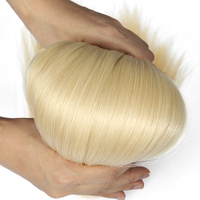 Extensions de cheveux Genius Weft en gros d'usine, double trame, 100% cheveux humains Remy vierges 60 #   Cheveux humains Genius