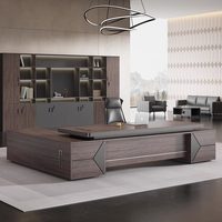 Ensemble de chaise de bureau Boss, style simple et moderne, luxe léger, haut de gamme, personnalisable, usage commercial, bureau de direction, bureau simple