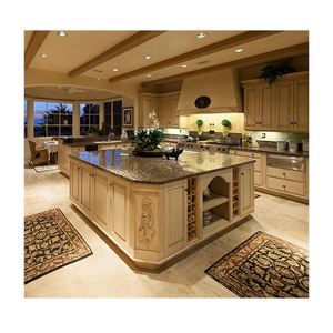 Gabinete Integrado Multicapa de Madera de Roble Rojo Estilo Americano SANTOPOVA, Combinación Perfecta con Fregadero para Cocina y Baño - Product Image 4