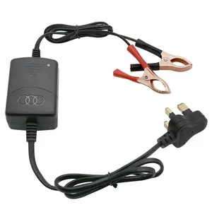 12V 13.6V 14.6V 1a Sla Atv Natte Agm Gel Cel Acculader Voor Motorfietsen Grasmaaiers Batterijen Omgekeerde Polariteitsbescherming