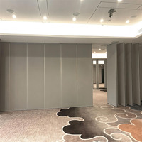 Système de cloison acoustique mobile en aluminium pliable, cloison coulissante ignifuge réglable, intérieurs de bureaux modernes, gymnase scolaire