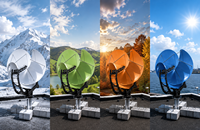 Archimedes Windturbine 500W 1000W 2000W 3000W 5000W 12V 24V 48V Kleiner Windgenerator für den Hausgebrauch Freies Energieerzeugungssystem