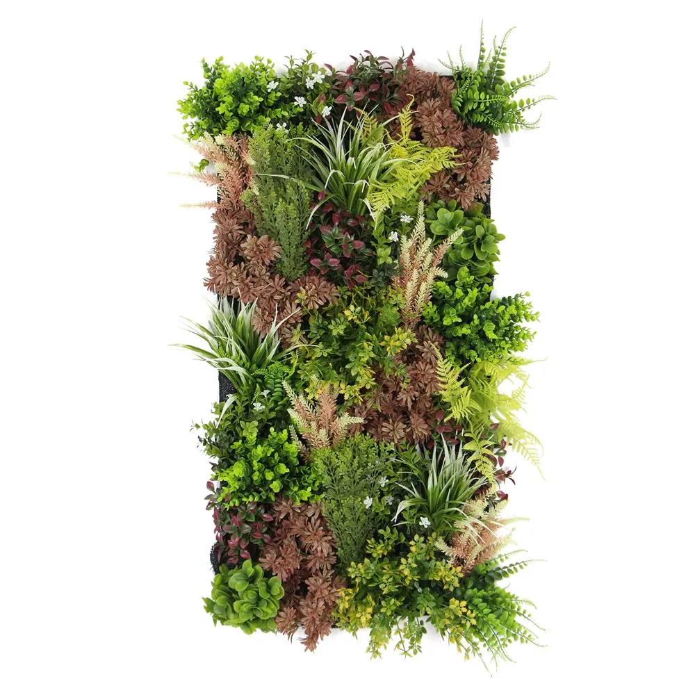Uland 50*100cm ornamental decoration artificial wall plants panel vertical garden green