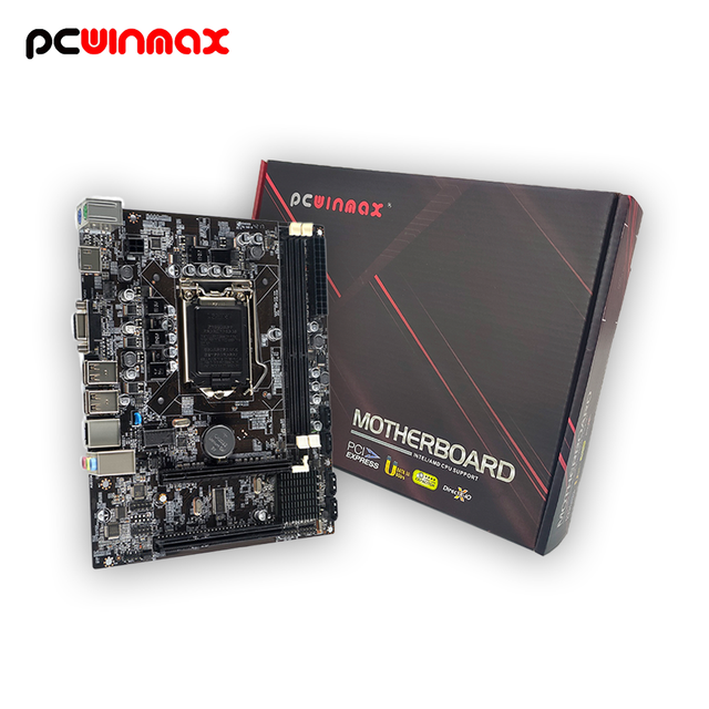 PCWINMAX H55 LGA1156 Micro ATX Motherboard OEM Original H55 Chipset with Manufacture Price for Wholesale