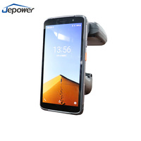 Android 11 de 5,5 pulgadas con GMS 4G PDA de mano inalámbrico resistente 1D 2D Qr Escáner de código de barras Inventario Terminal de datos móviles