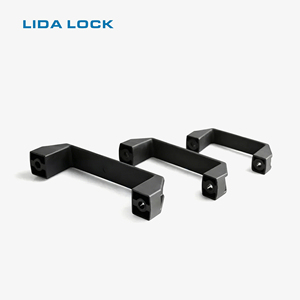 Fabrikdirektverkauf LS522 Förderbandgriff Werkzeugbox Kunststoff-Quadratgriff hochwertiger Schrankgriff für Aluminiumprofil - Product Image 1