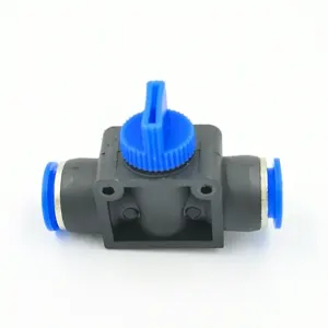 Válvula de mano neumática, interruptor de presión de aire, Conector de manguera rápida, accesorio de manguera de 6mm, - Product Image 1