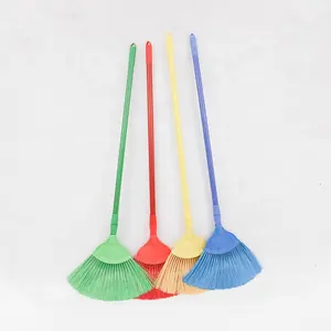 Whole Sell To India Market Hot Sale Ceiling Broom Corner Brush Fan Shape Round Shape Ceiling Brush With Long Telescopic Handle