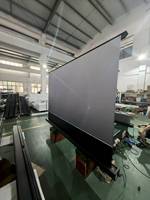 Écran de projection motorisé pour sol, en métal électrique, vente en gros d'usine, pour home cinéma, 150 pouces, 16:9