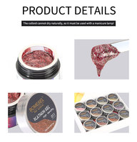 Vernis Gel Scintillant Platine Haute Densité Effet Pailleté UV LED – Kit Professionnel pour Ongles OEM ODM Marque Privée Vente en Gros Fournitures Professionnelles pour Ongles