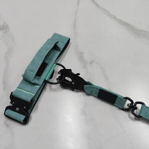 Pu <strong>Leather</strong> Luxury Reflective Print <strong>Dog</strong> Lead Laisse Chien <strong>Collar</strong> with Rivet Decoration in Sizes XS-XL for <strong>Dogs</strong> - Product Image 2
