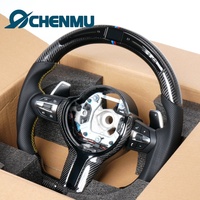 Volant en fibre de carbone personnalisé pour BMW F30 F31 F31 F25 F15 F16 F20 F21 F40 F52 F22 F23 F44 F45 avec LED Prix d'usine