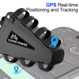 แบตเตอรี่ลิเธียมไอออนทรงสามเหลี่ยม 48V 30Ah สำหรับจักรยานไฟฟ้า EU Stock พร้อม GPS BMS  ติดตั้งใต้ท่อ  แบตเตอรี่กำลังสูงพิเศษ  หน้าจอ LCD - Product Image 4
