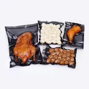 Kwinpack 맞춤형 식품 등급 주방 보관 가방 식품 블랙 히트 씰 포장 플라스틱 생분해성 식품 진공 파우치
