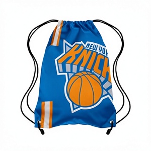 Mochila con cordón y logotipo grande de los New York Knicks de la <span class=keywords><strong>NBA</strong></span> de FOCO, poliéster, unisex - Product Image 3