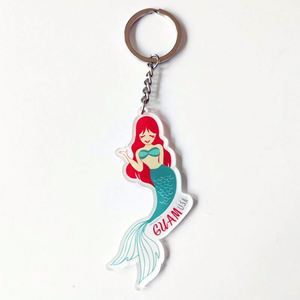 Customizable <b>Anime</b> Plastic Clear Acrylic <b>Keychain</b> with Glitter Words Printed New UV Printing Technology Make Your Own Design - Product Image 6