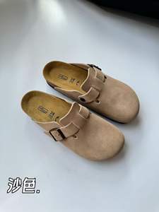 <span class=keywords><strong>Sandales</strong></span> compensées rétro pour femmes Boken avec <span class=keywords><strong>intérieur</strong></span> en liège, bout en cuir et semelle épaisse pour la pêche, demi-pantoufles - Product Image 4