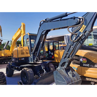 6 TON Excavator Bekas Hyundai 60W Excavator Roda Bekas Hyundai Excavator Bekas Hyundai Dijual