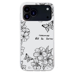 Phim Hoạt Hình Hoa In Mềm TPU Trường Hợp Đối Với <span class=keywords><strong>iPhone</strong></span> 17 Không Khí 16E 16 Pro Max 15 Cộng Với 14 Pro 7 8 Đá Cẩm Thạch Leopard Bướm Mèo Cover Quay Lại - Product Image 3
