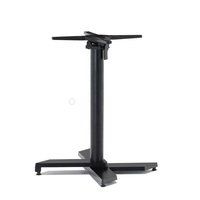 Base de table croix noire, accessoire pour nespresso, noir