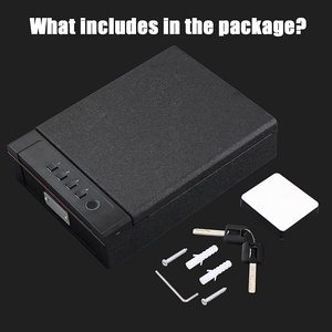 Súng Sinh Trắc Học Bàn Phím Vân Tay An Ninh Khóa Thủ Công Khóa Tiền An Toàn Kích Thước Phòng Súng An Toàn - Product Image 6