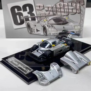 YS Yongsheng <span class=keywords><strong>Sauber</strong></span> C9, Cubierta de Apertura Magnética Delantera/Trasera, Escala 1:64, Aleación de Aluminio Fundido a Presión, Metal Personalizado - Product Image 2