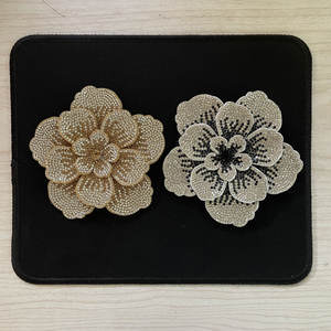 2026年激安セール ガラスラインストーン 3D立体フラワー 衣類パッチ 靴 バッグ 衣類DIYアクセサリー フラワー - Product Image 2