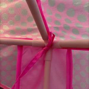 Muzi venta al por <span class=keywords><strong>mayor</strong></span> 11MM PVC Polo Rosa princesa Castillo tienda en casa - Product Image 4