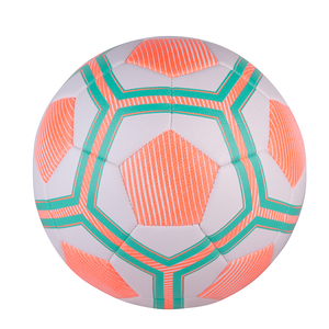 Wholesale Custom Logo Soccer Ball <b>Machine</b> <b>Stitched</b> Orange Lychee Texture PVC Football for Recreation Made in Vietnam Factory - Product Image 1
