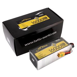 TATTU pil orijinal 10000mAh 12000mAh 16000MAH 22000mah 25C 20C 15C <span class=keywords><strong>6S</strong></span> lityum pil RC <span class=keywords><strong>Lipo</strong></span> pil tarım İha için - Product Image 5